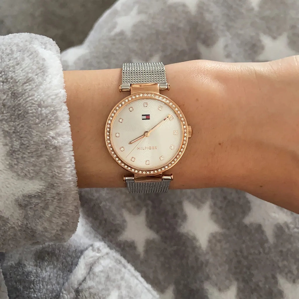 Tommy Hilfiger Lynn Quartz Silver Dial Silver Mesh Bracelet Watch For Women - 1781863 Buy Now By Tommy Hilfiger