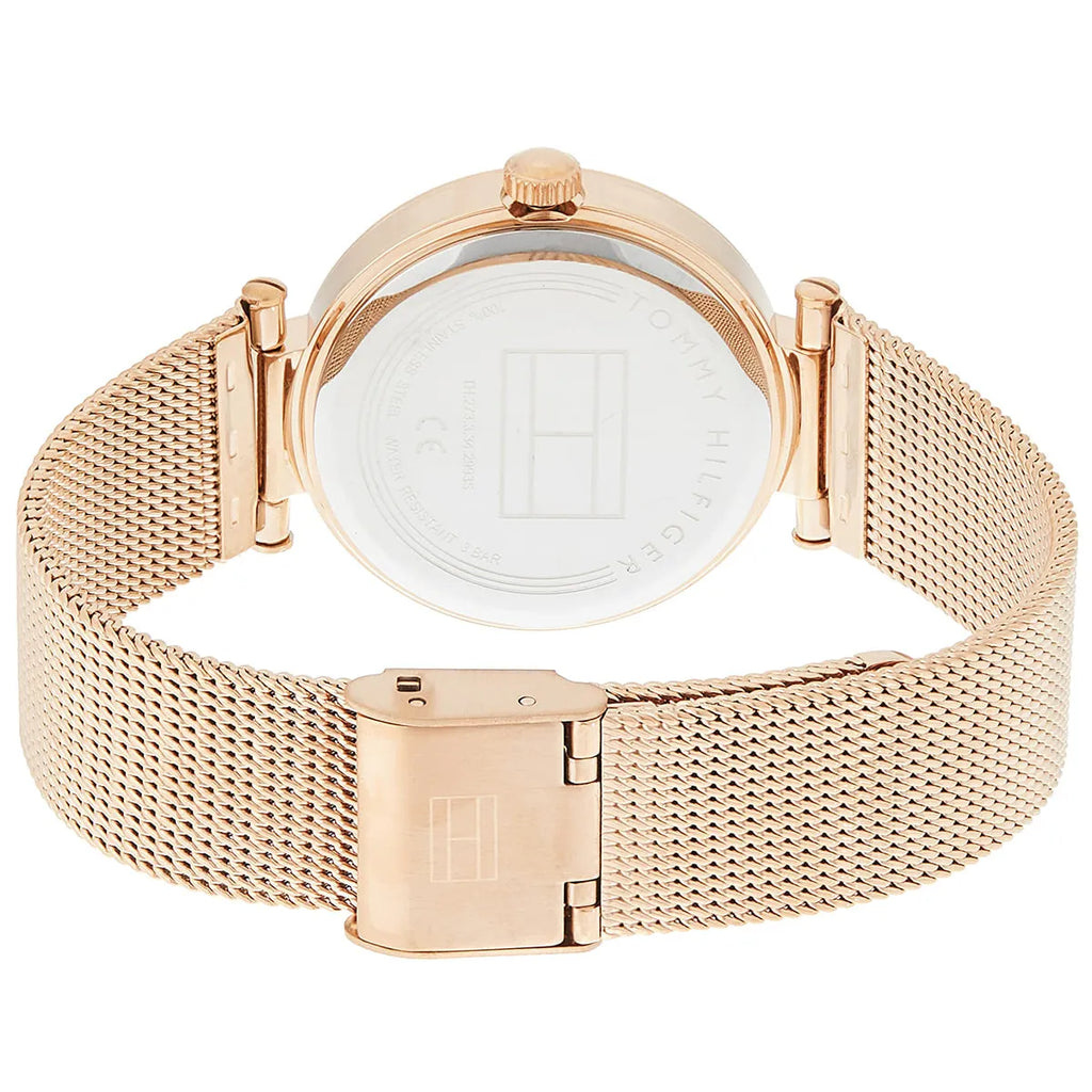 Tommy Hilfiger Lynn Quartz Rose Gold Dial Rose Gold Mesh Bracelet Watch For Women - 1781865 Buy Now By Tommy Hilfiger