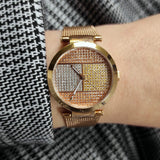 Tommy Hilfiger Lynn Crystals Rose Gold Dial Rose Gold Mesh Strap Watch For Women - 1781868 Buy Now By Tommy Hilfiger