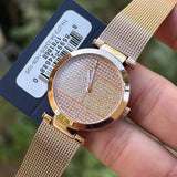 Tommy Hilfiger Lynn Crystals Rose Gold Dial Rose Gold Mesh Strap Watch For Women - 1781868 Buy Now By Tommy Hilfiger