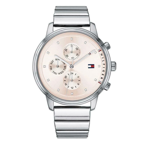 Tommy Hilfiger Blake Pink Dial Silver Steel Strap Watch for Women - 1781904 Buy Now By Tommy Hilfiger