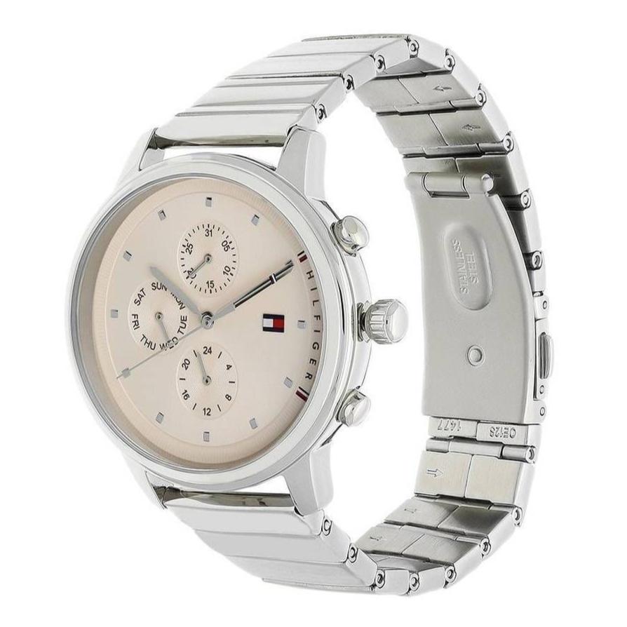 Tommy Hilfiger Blake Pink Dial Silver Steel Strap Watch for Women - 1781904 Buy Now By Tommy Hilfiger