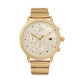 Tommy Hilfiger Blake White Dial Gold Steel Strap Watch for Women - 1781905 Buy Now By Tommy Hilfiger