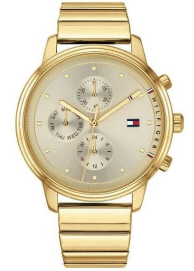 Tommy Hilfiger Blake White Dial Gold Steel Strap Watch for Women - 1781905 Buy Now By Tommy Hilfiger