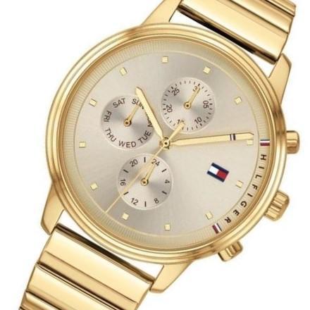 Tommy Hilfiger Blake White Dial Gold Steel Strap Watch for Women - 1781905 Buy Now By Tommy Hilfiger