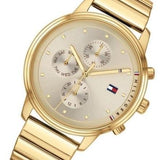 Tommy Hilfiger Blake White Dial Gold Steel Strap Watch for Women - 1781905 Buy Now By Tommy Hilfiger