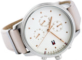 Tommy Hilfiger Blake Chronograph Silver Dial Pink Leather Strap Watch For Women - 1781906 Buy Now By Tommy Hilfiger