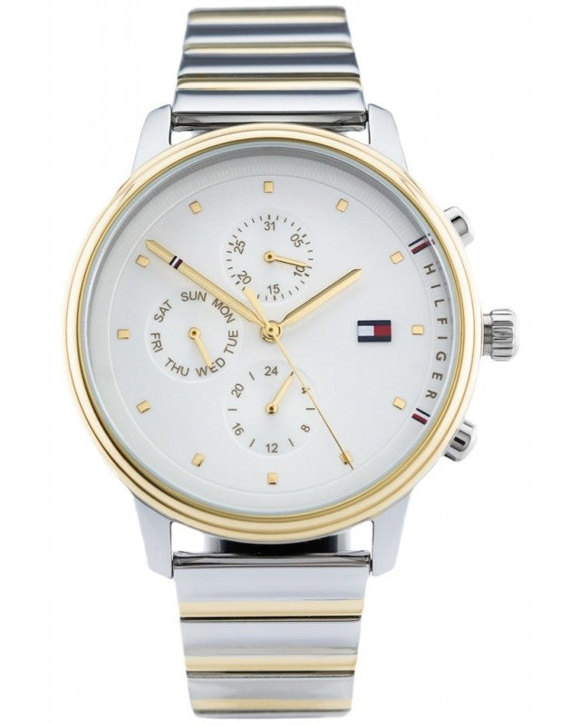 Tommy Hilfiger Blake Silver Dial Two Tone Steel Strap Watch for Women - 1781908 Buy Now By Tommy Hilfiger