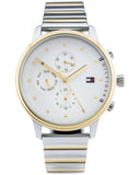 Tommy Hilfiger Blake Silver Dial Two Tone Steel Strap Watch for Women - 1781908 Buy Now By Tommy Hilfiger