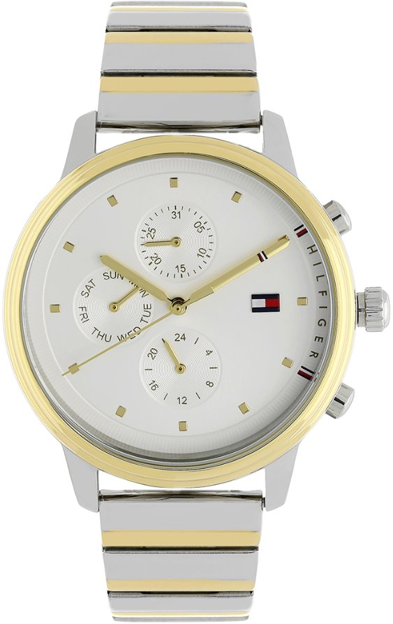 Tommy Hilfiger Blake Silver Dial Two Tone Steel Strap Watch for Women - 1781908 Buy Now By Tommy Hilfiger