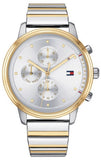 Tommy Hilfiger Blake Silver Dial Two Tone Steel Strap Watch for Women - 1781908 Buy Now By Tommy Hilfiger