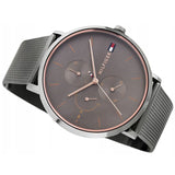 Tommy Hilfiger Jenna Multifunction Grey Dial Grey Mesh Bracelet Watch For Women - 1781945 Buy Now By Tommy Hilfiger