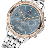 Tommy Hilfiger Ari Diamonds Blue Dial Silver Steel Strap Watch for Women - 1781976 Buy Now By Tommy Hilfiger
