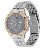 Tommy Hilfiger Ari Diamonds Blue Dial Silver Steel Strap Watch for Women - 1781976 Buy Now By Tommy Hilfiger