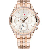 Tommy Hilfiger Ari Diamonds Silver Dial Rose Gold Steel Strap Watch for Women - 1781978 Buy Now By Tommy Hilfiger