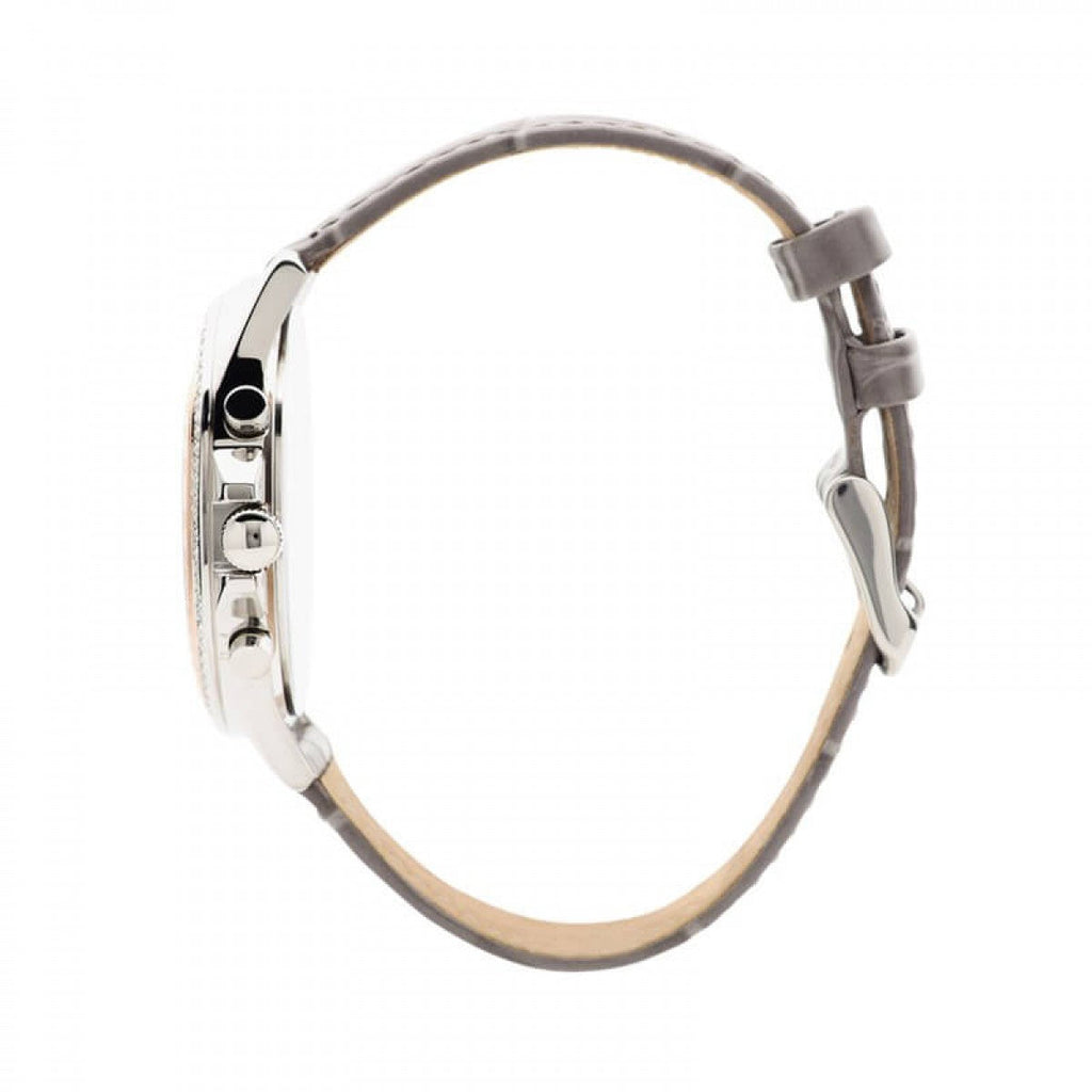 Tommy Hilfiger Ari Diamonds White Dial Grey Leather Strap Watch for Women - 1781980 Buy Now By Tommy Hilfiger