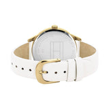 Tommy Hilfiger Brooklyn Quartz White Dial White Leather Strap Watch for Women - 1782018 Buy Now By Tommy Hilfiger