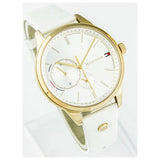 Tommy Hilfiger Brooklyn Quartz White Dial White Leather Strap Watch for Women - 1782018 Buy Now By Tommy Hilfiger