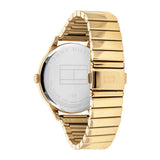 Tommy Hilfiger Brooke Black Dial Gold Steel Strap Watch for Women - 1782019 Buy Now By Tommy Hilfiger