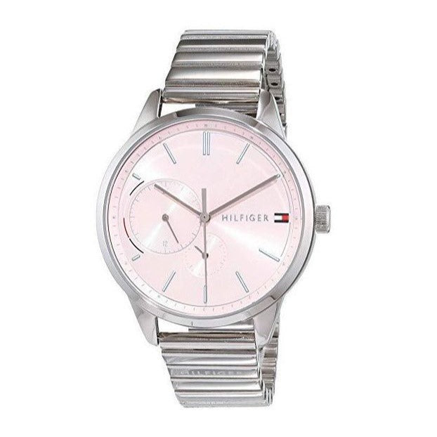 Tommy Hilfiger Brooke Pink Dial Silver Steel Strap Watch for Women - 1782020 Buy Now By Tommy Hilfiger