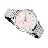 Tommy Hilfiger Brooke Pink Dial Silver Steel Strap Watch for Women - 1782020 Buy Now By Tommy Hilfiger
