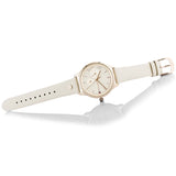 Tommy Hilfiger Brooke Quartz White Dial Cream Leather Strap Watch for Women - 1782022 Buy Now By Tommy Hilfiger