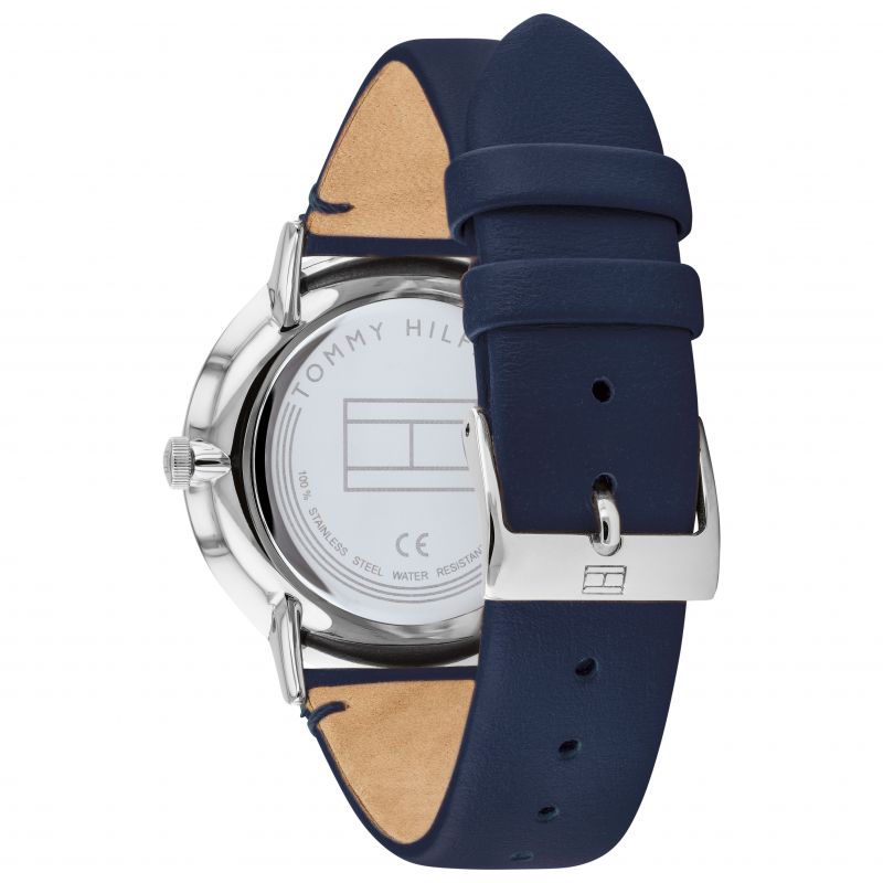 Tommy Hilfiger Jenna White Dial Blue Leather Strap Watch for Women - 1782072 Buy Now By Tommy Hilfiger