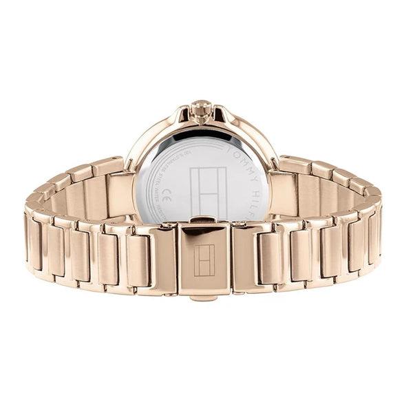 Tommy Hilfiger Angela Quartz White Dial Rose Gold Steel Strap Watch for Women - 1782124 Buy Now By Tommy Hilfiger