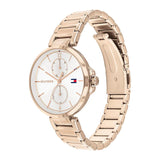 Tommy Hilfiger Angela Quartz White Dial Rose Gold Steel Strap Watch for Women - 1782124 Buy Now By Tommy Hilfiger