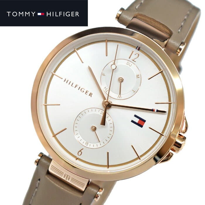 Tommy Hilfiger Angela Quartz Silver Dial Brown Leather Strap Watch for Women - 1782125 Buy Now By Tommy Hilfiger