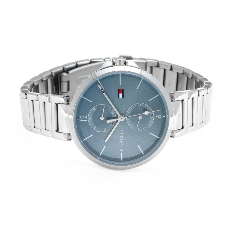 Tommy Hilfiger Angela Blue Dial Silver Steel Strap Watch for Women - 1782126 Buy Now By Tommy Hilfiger