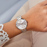 Tommy Hilfiger Angela Chronograph Pink Dial Two Tone Steel Strap Watch for Women - 1782127 Buy Now By Tommy Hilfiger