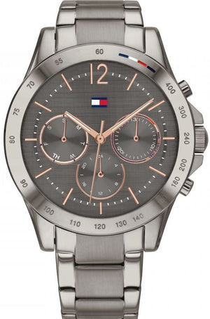 Tommy Hilfiger Haven Chronograph Quartz Grey Dial Grey Steel Strap Watch For Women - 1782196 Buy Now By Tommy Hilfiger