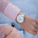 Tommy Hilfiger Harper Chronograph White Dial Silver Steel Strap Watch For Women - 1782222 Buy Now By Tommy Hilfiger