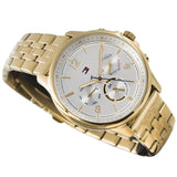 Tommy Hilfiger Harper Chronograph White Dial Gold Steel Strap Watch For Women - 1782223 Buy Now By Tommy Hilfiger