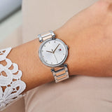 Tommy Hilfiger Lynn Quartz White Dial Two Tone Steel Strap Watch For Women - 1782236 Buy Now By Tommy Hilfiger