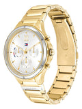 Tommy Hilfiger Eve Chronograph Quartz White Dial Gold Steel Strap Watch For Women - 1782278 Buy Now By Tommy Hilfiger