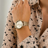 Tommy Hilfiger Blake Quartz Gold Dial Gold Mesh Bracelet Watch for Women - 1782302 Buy Now By Tommy Hilfiger