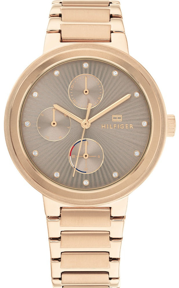 Tommy Hilfiger Joy Chronograph Gold Dial Gold Steel Strap Watch For Women - 1782533 Buy Now By Tommy Hilfiger