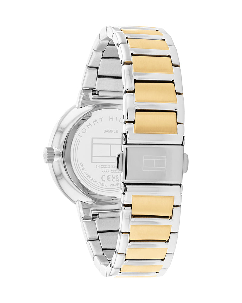 Tommy Hilfiger Joy Chronograph Silver Dial Two Tone Steel Strap Watch for Women - 1782534 Buy Now By Tommy Hilfiger