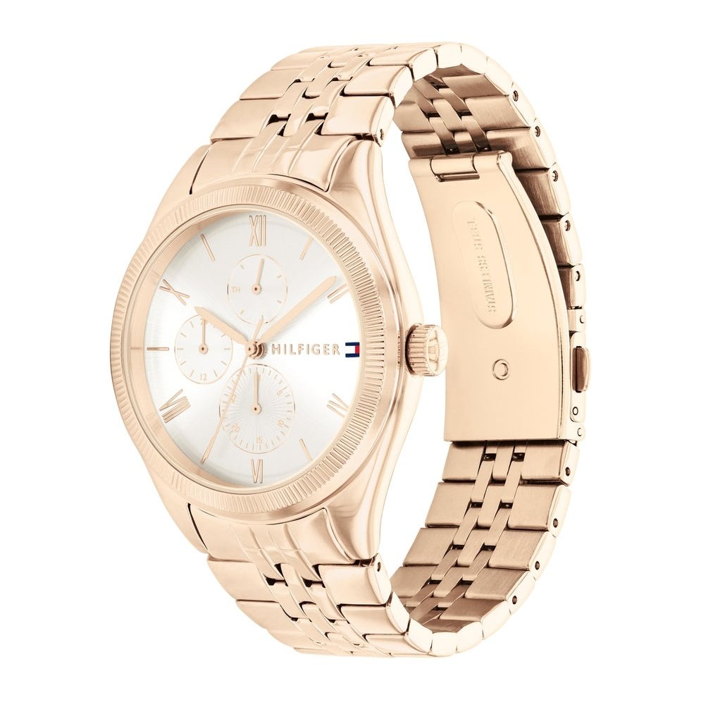 Tommy Hilfiger Monica Quartz White Dial Gold Steel Strap Watch For Women - 1782593 Buy Now By Tommy Hilfiger