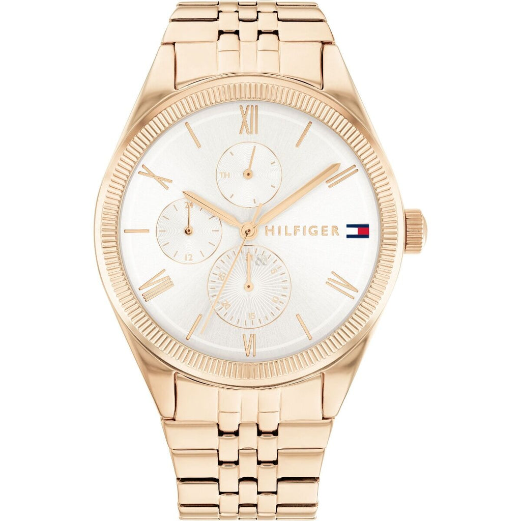 Tommy Hilfiger Monica Quartz White Dial Gold Steel Strap Watch For Women - 1782593 Buy Now By Tommy Hilfiger