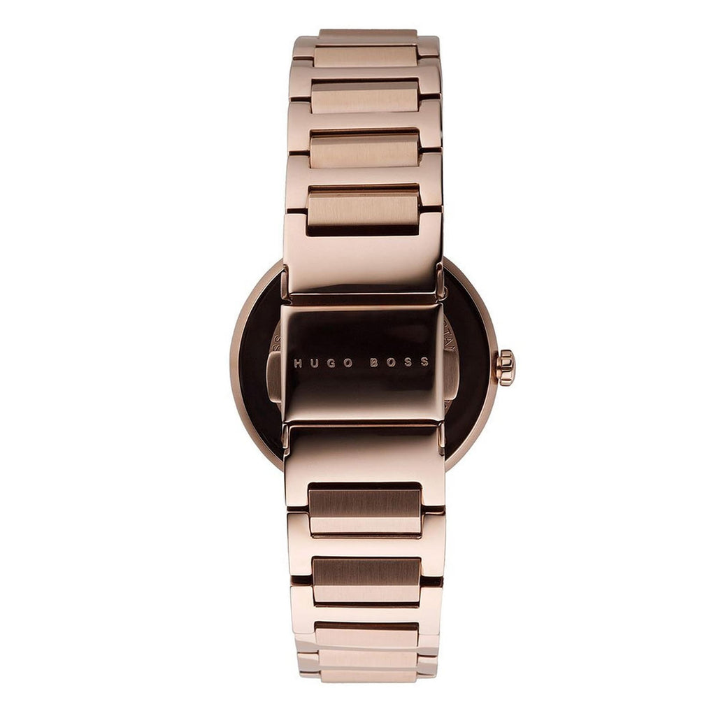 Hugo Boss Allusion Rose Gold Dial Rose Gold Steel Strap Watch For Women - 1502418 Buy Now By Hugo Boss