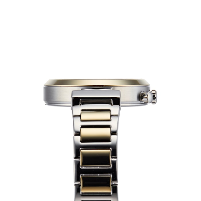 Hugo Boss Flawless Silver Dial Two Tone Steel Strap Watch for Women - 1502550 Buy Now By Hugo Boss