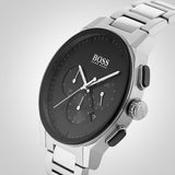 Hugo Boss Peak Black Dial Silver Steel Strap Watch for Men - 1513762 Buy Now By Hugo Boss