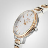 Hugo Boss Signature Silver Dial Two Tone Steel Strap Watch for Women - 1502567 Buy Now By Hugo Boss