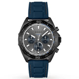 Hugo Boss Energy Chronograph Grey Dial Green Rubber Strap Watch For Men - 1513972 Buy Now By Hugo Boss