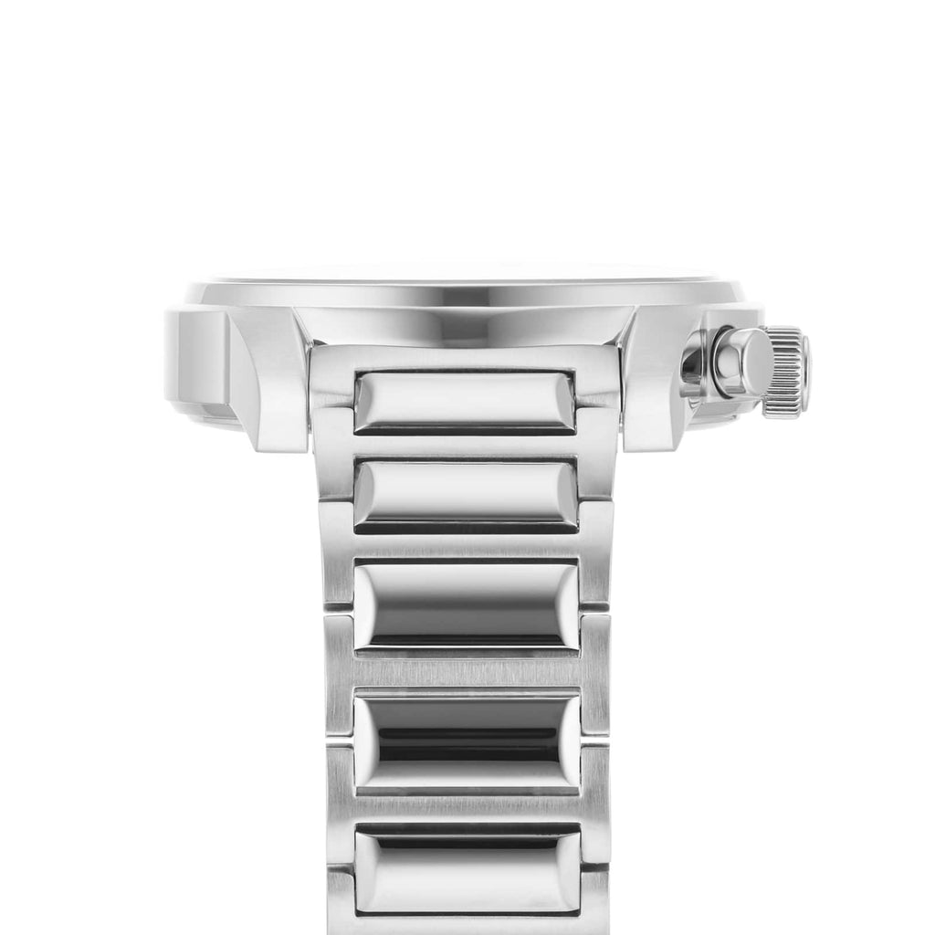 Hugo Boss Trace Chronograph Red Dial Silver Steel Strap Watch For Men - 1514004 Buy Now By Hugo Boss