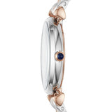 Emporio Armani Gianni T Bar Crystal Blue Dial Two Tone Steel Strap Watch For Women - AR11092 Buy Now By Emporio Armani