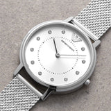 Emporio Armani Kappa Silver Dial Silver Mesh Bracelet Watch For Women - AR11128 Buy Now By Emporio Armani